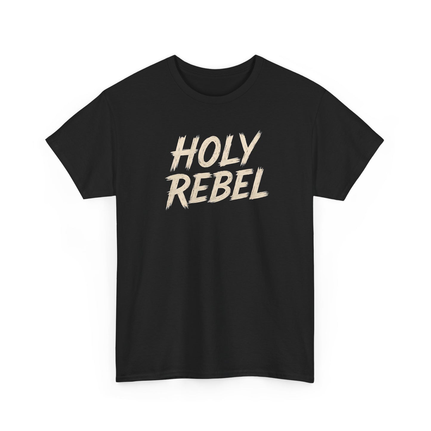 Holy Rebel Unisex Heavy Cotton Tee, Inspirational Christian T-Shirt, Unique Gift for Rebels, Faith-Based Apparel, Motivational Quote [...]