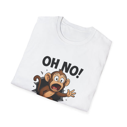 Funny Monkey T-Shirt, Family Reunion Gift, Birthday Humor Shirt, Animal Lover Apparel, Casual Wardrobe Staple