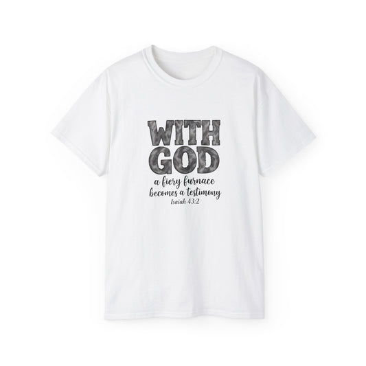 Inspirational Faith Tee, Motivational T-Shirt, Unisex Christian Shirt, Casual Everyday Wear, Gift for Believers, Bible Verse Apparel