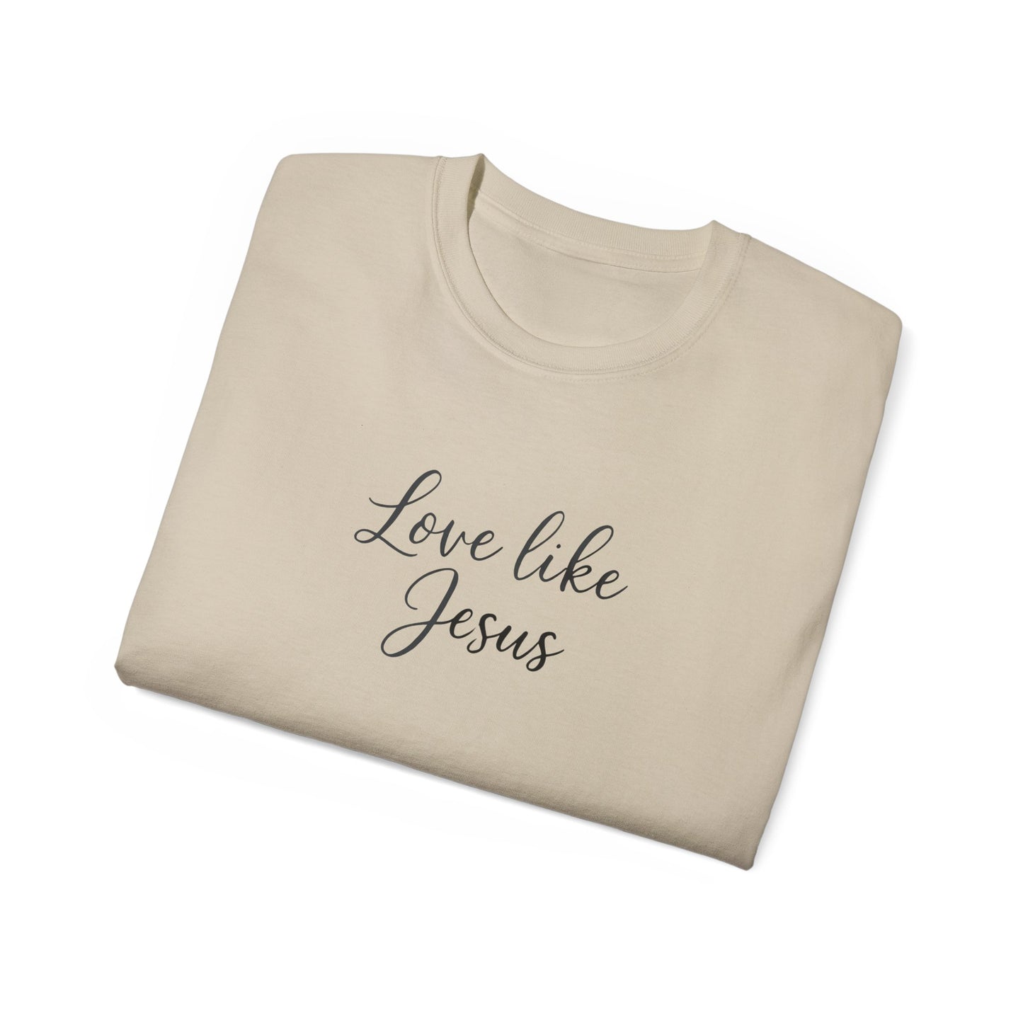 Unisex Ultra Cotton Tee - Love Like Jesus Shirt, Faith-Based T-Shirt, Inspirational Gift, Christian Apparel, Cozy Everyday Wear