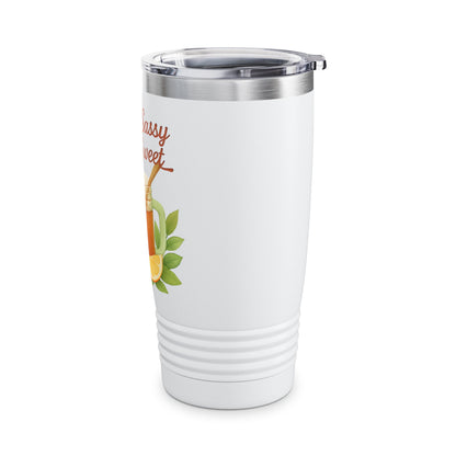 Sassy Sweet Tumbler | 20oz Insulated Travel Mug, Gifts for Tea Lovers, Fun Kitchenware, Quirky Drinkware, Summer Essentials