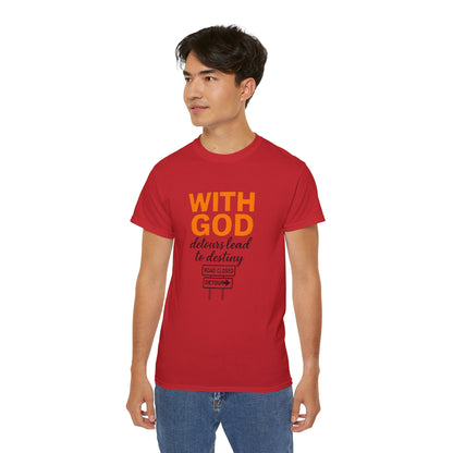 Inspirational Faith Tee, Comfortable Cotton Shirt for Daily Wear, Perfect for Gifts, Spiritual Inspiration, Church Events, Casual Outings