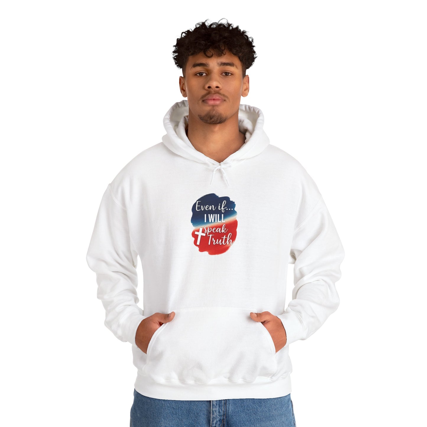 Inspirational Unisex Hoodie - Spread Truth Design, Cozy Sweatshirt for Everyday Wear, Faith-Based Gift, Motivational Apparel