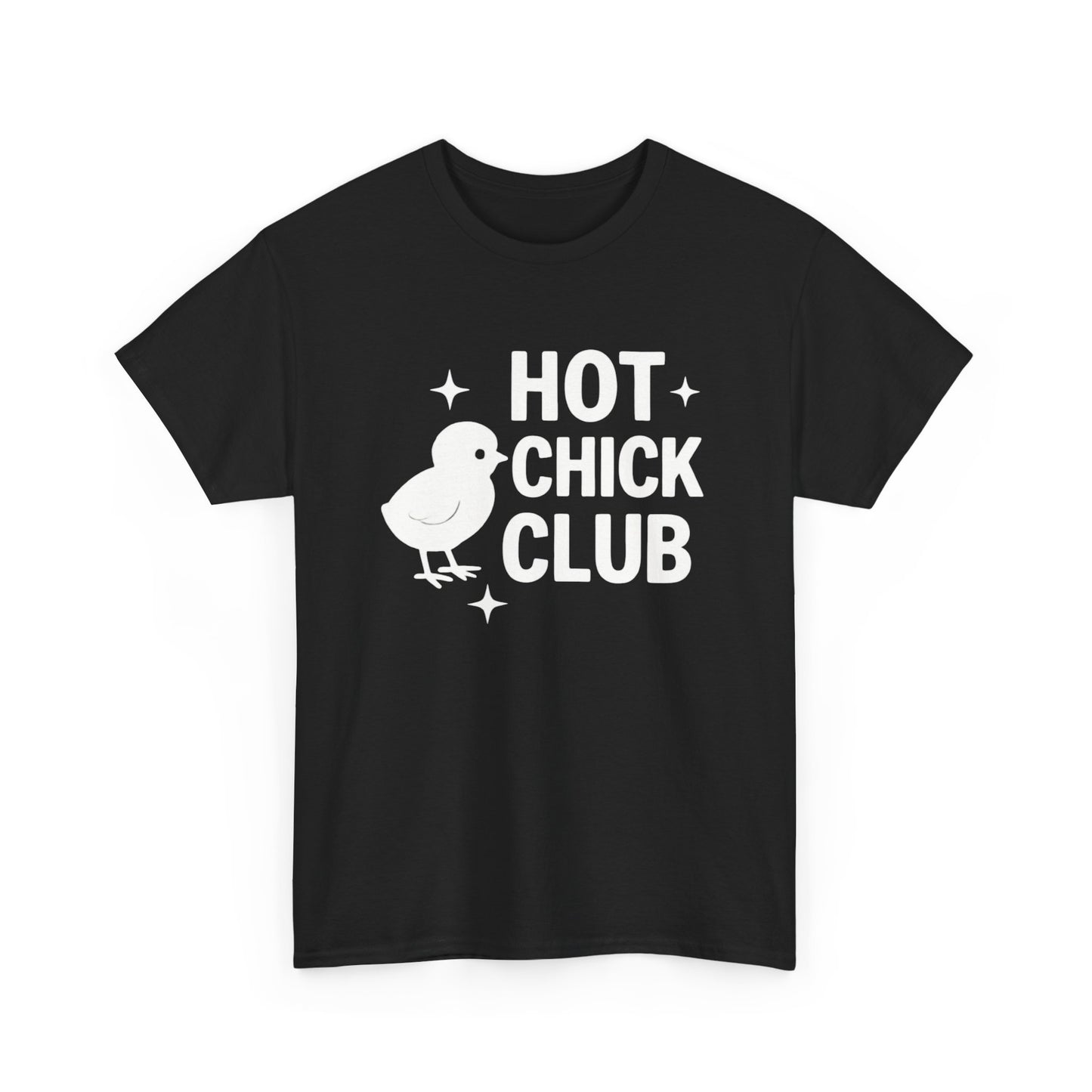 Hot Chick Club Unisex Heavy Cotton Tee, Fun Graphic T-Shirt for Trendy Women, Cute Casualwear, Perfect Gift for Chick Friends, Summer [...]