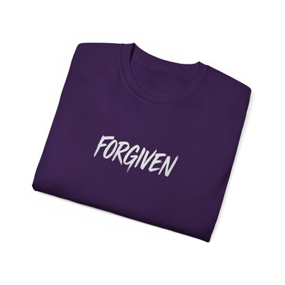 Forgiven Unisex Ultra Cotton Tee - Empowering Message Shirt, Spiritual Gift, Casual Wear, Motivational Tee, Unique Present