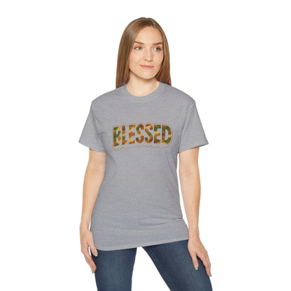 Blessed Unisex Ultra Cotton Tee - Casual T-Shirt for Faith, Inspirational Gift, Daily Wear, Christian Apparel, Spiritual Motivation