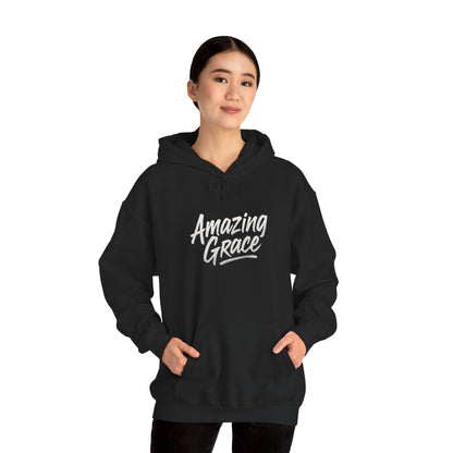 Amazing Grace Hoodie, Inspirational Sweatshirt, Faith-Based Apparel, Cozy Gift for Her, Unisex Spiritual Hoodie