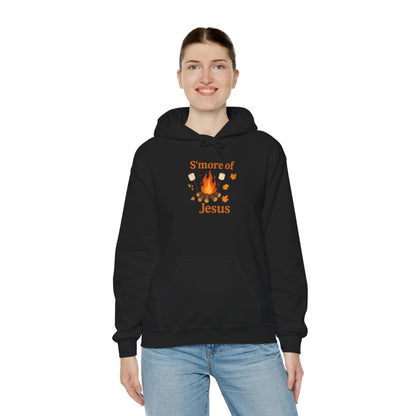 Cozy Christian Hoodie, S'more of Jesus Sweatshirt, Perfect for Bonfires, Faith-Based Gift, Unisex Comfort Apparel