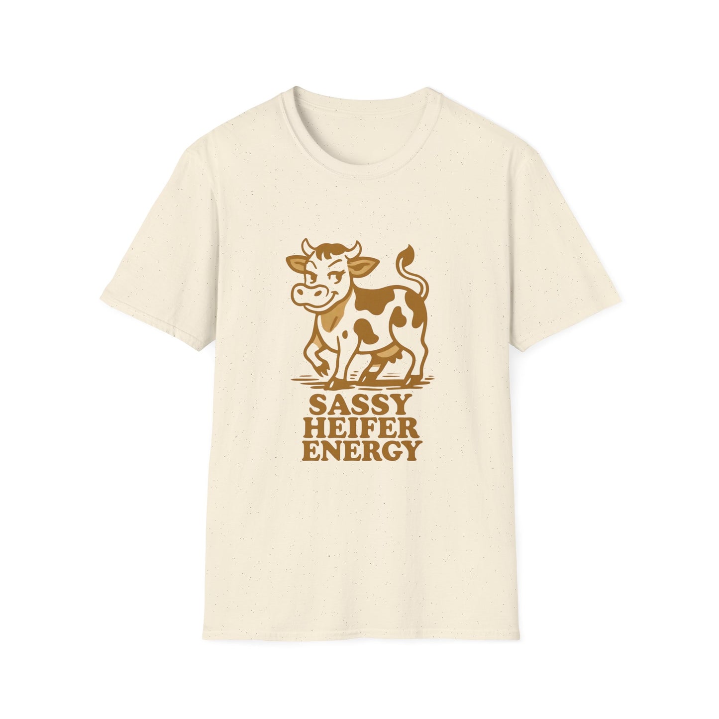 Sassy Heifer Energy T-Shirt, Funny Cow Shirt, Unisex Graphic Tee, Animal Lover Gift, Farm Life Apparel, Country Humor Fashion