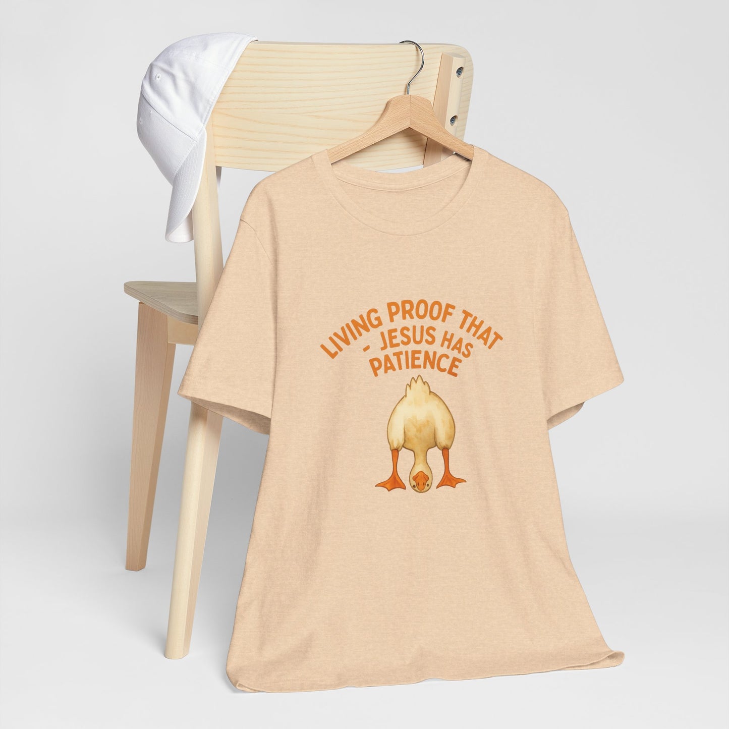 Funny Religious Tee, Living Proof Tee, Gift for Believers, Humorous Christian Shirt, Soft Casual Wear