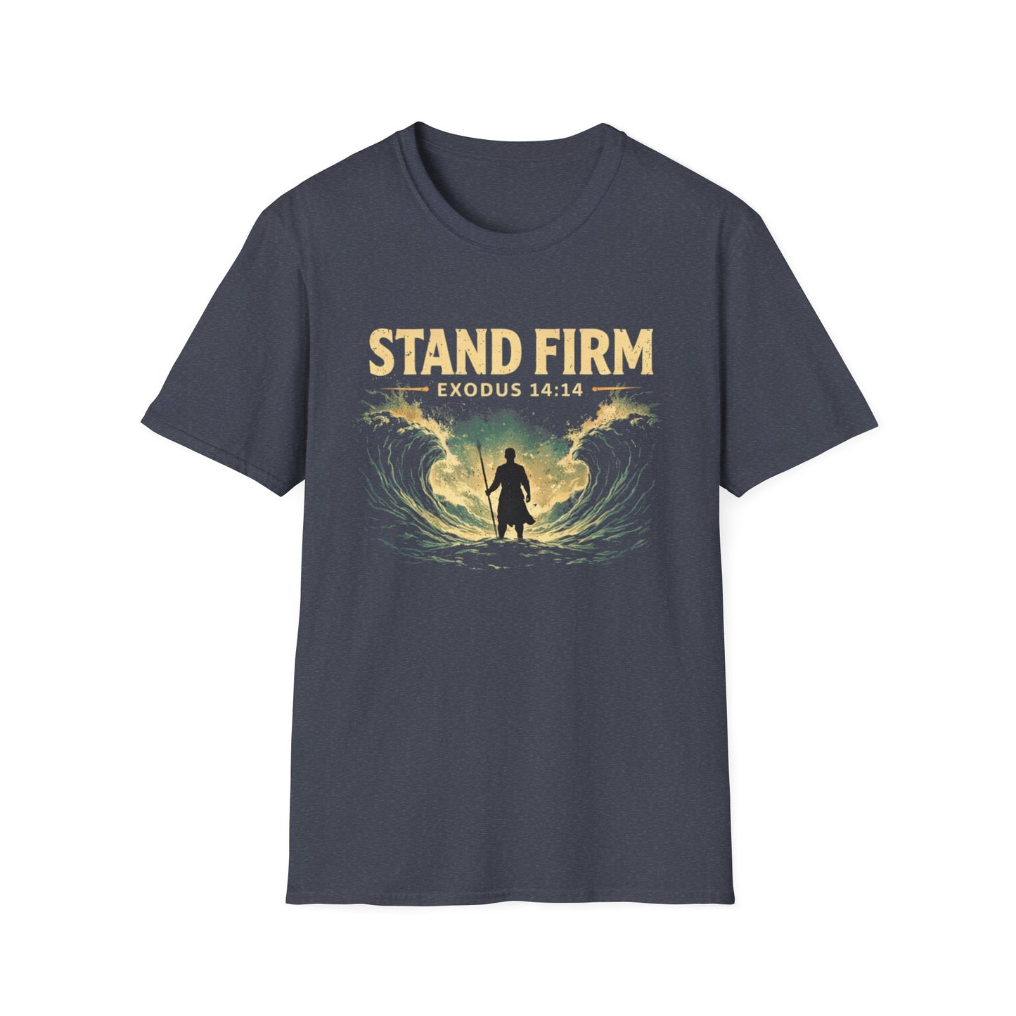Stand Firm Exodus 14:14 T-Shirt — Christian Faith Inspirational Tee
