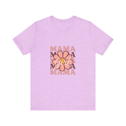 Chic Mama Graphic Tee, Floral Shirt for Moms, Mother's Day Gift, Casual Wear, Trendy Outfit, Birthday Present