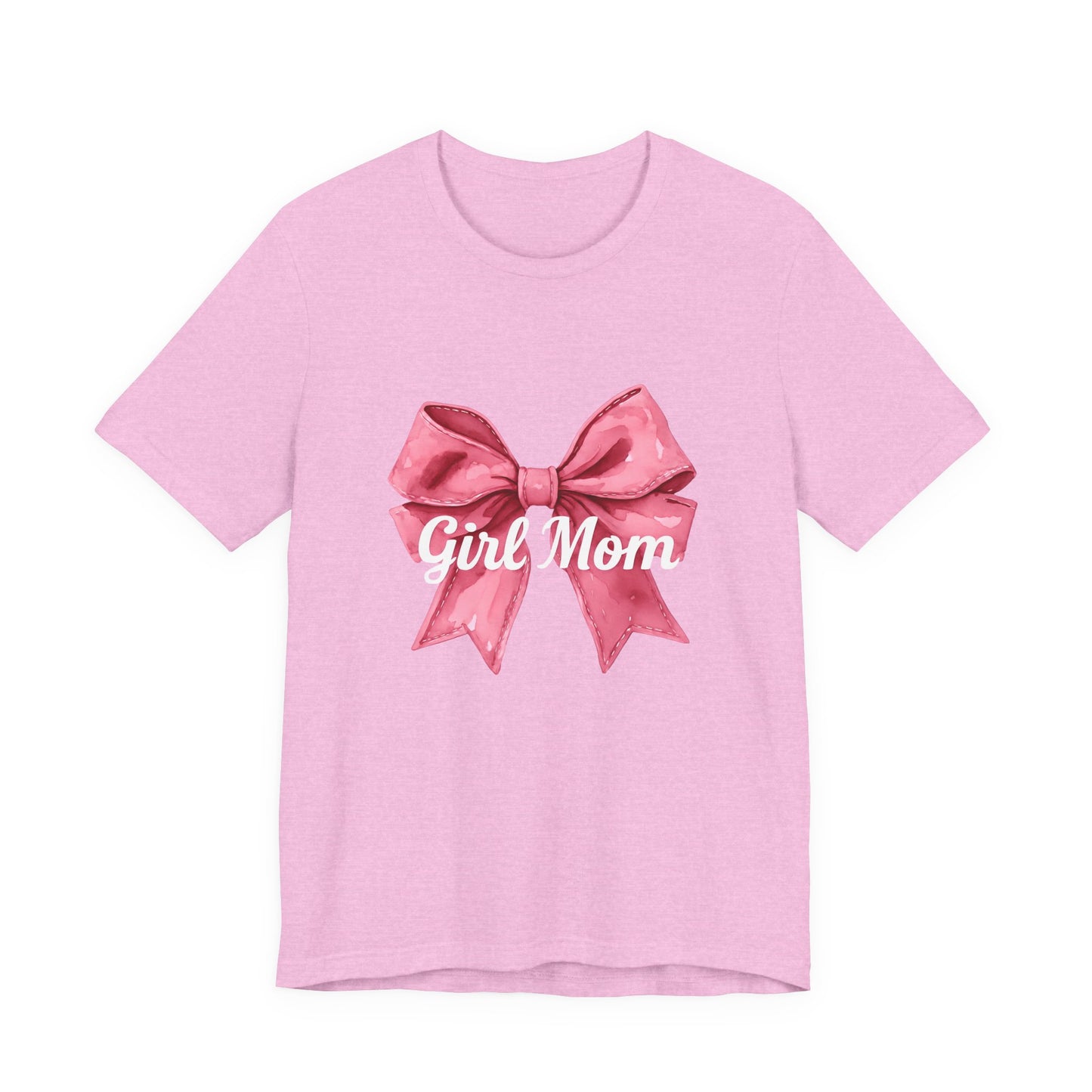 Cute Girl Mom T-Shirt | Unisex Jersey Tee for Moms, Mother's Day Gift, Family Matching Outfits, Birthday Present, Gift for Her