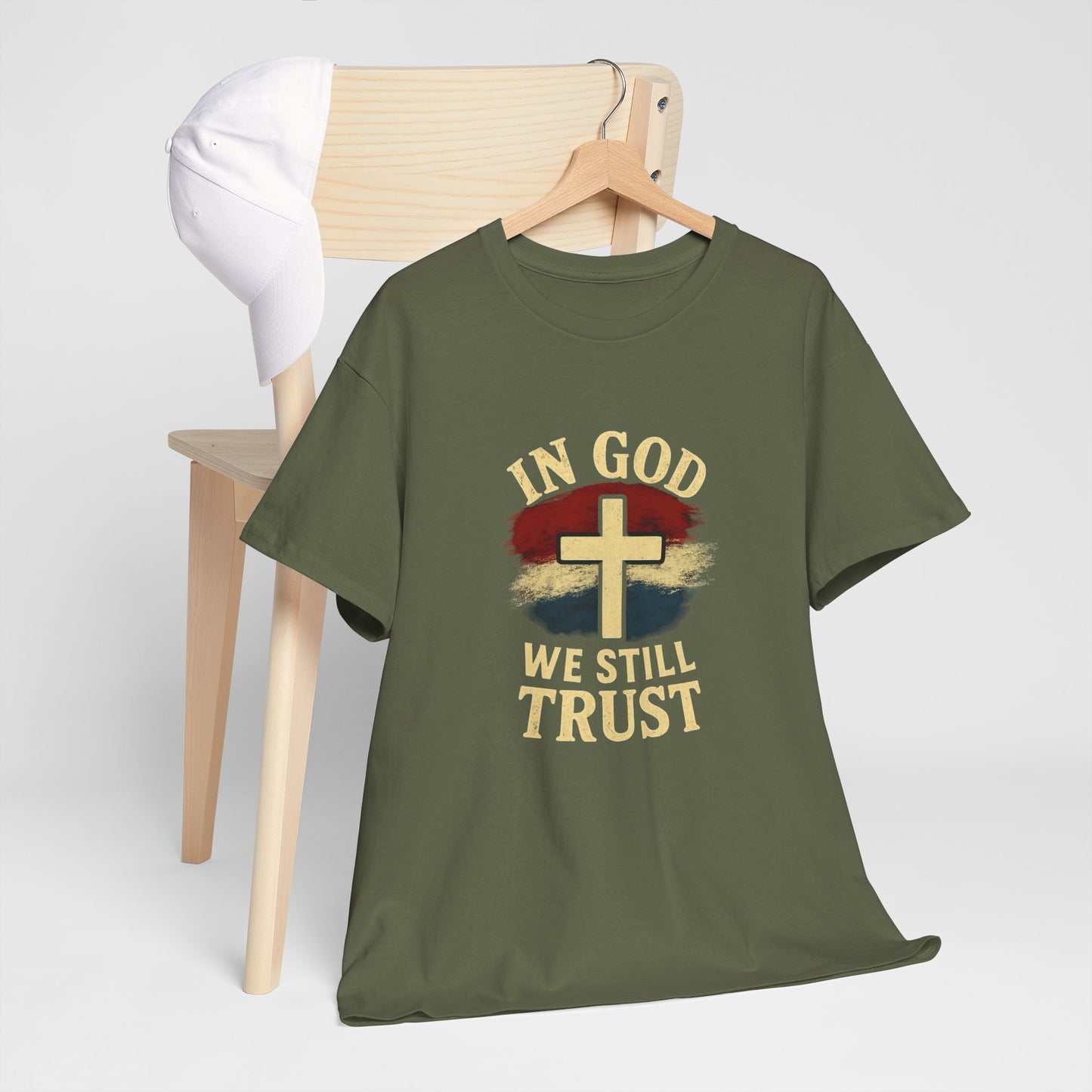 Unisex Heavy Cotton Tee - Faith Inspired T-Shirt, Christian Apparel, Inspirational Gift, Casual Wear, Everyday Use