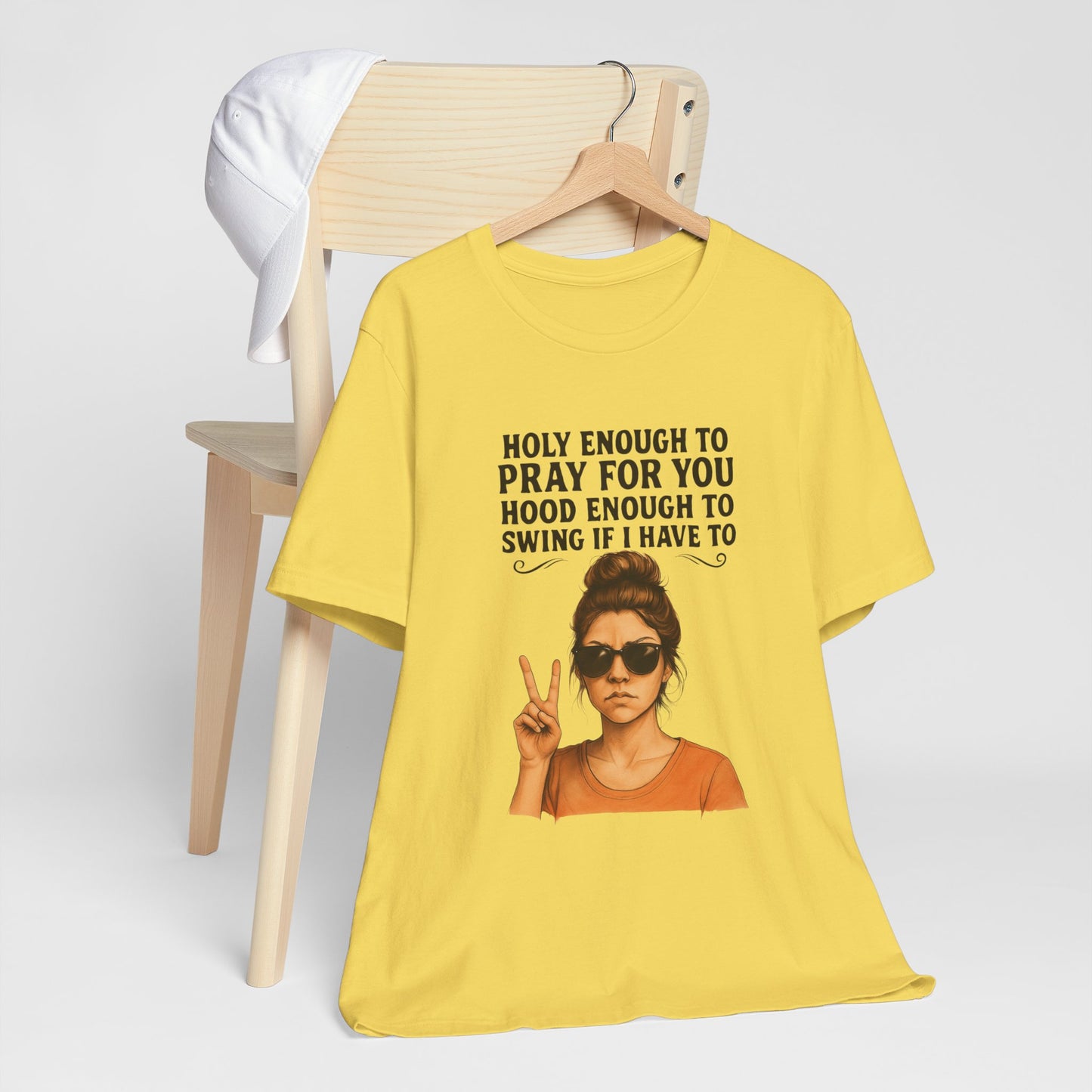 Holy Enough T-Shirt | Funny Quote Tee, Unisex Shirt, Casual Wear, Gift for Friends, Relaxed Fit, Summer Fashion