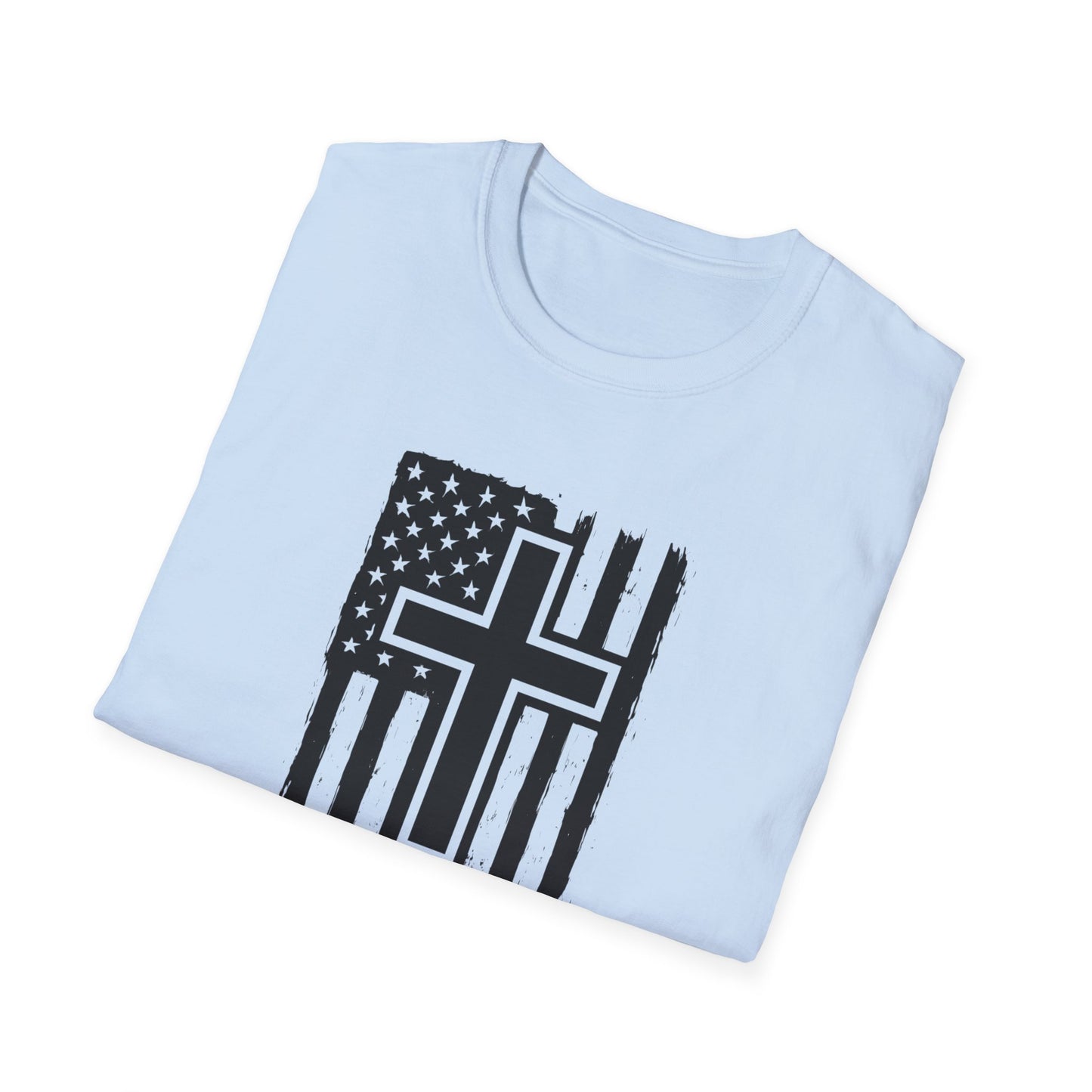 Faith Over Fear Unisex Softstyle T-Shirt - Inspirational Tee for Christians, Everyday Wear, Gifts for Him/Her, Faith-Based Apparel