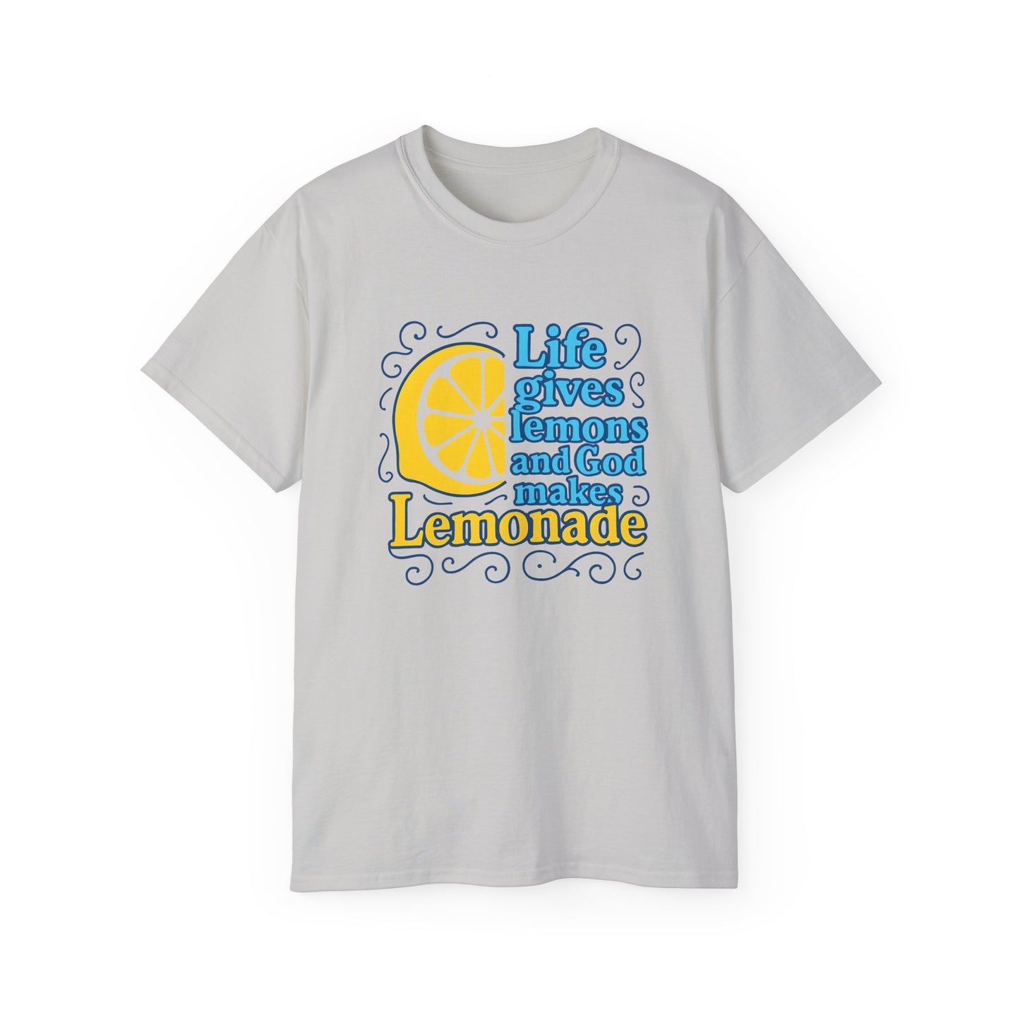 Life Gives Lemons Tee, Positive Quote T-Shirt, Unisex Cotton Shirt, Inspirational Gift, Casual Summer Wear, Lemonade Theme