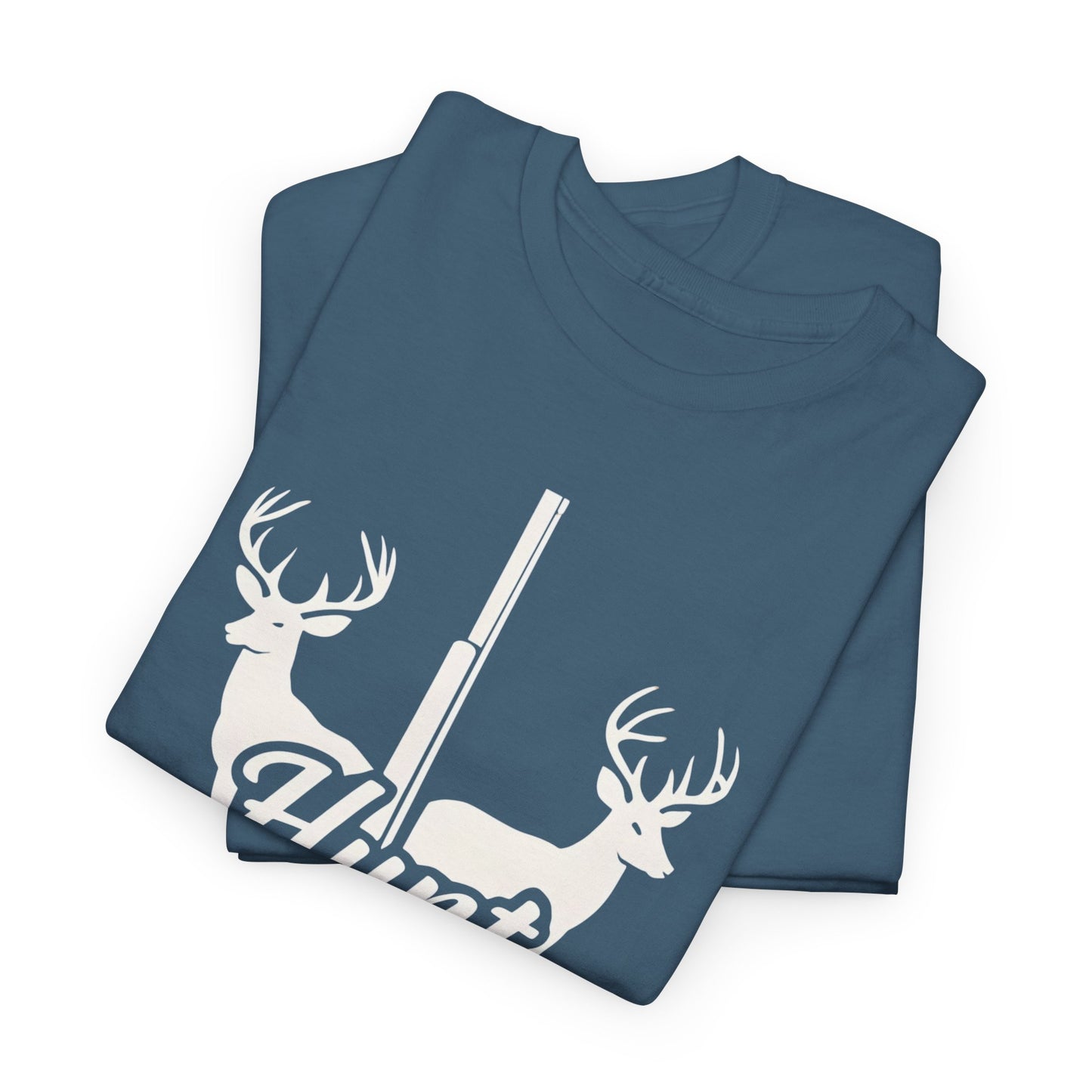Unisex Heavy Cotton Tee - Hunt Design, Perfect for Outdoors Lovers, Hunting Season, Casual Wear, Gift for Hunters
