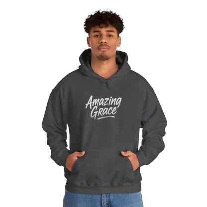 Amazing Grace Hoodie, Inspirational Sweatshirt, Faith-Based Apparel, Cozy Gift for Her, Unisex Spiritual Hoodie