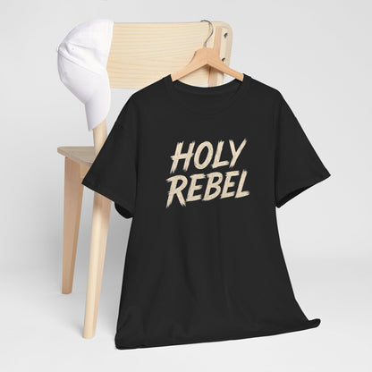 Holy Rebel Unisex Heavy Cotton Tee, Inspirational Christian T-Shirt, Unique Gift for Rebels, Faith-Based Apparel, Motivational Quote [...]