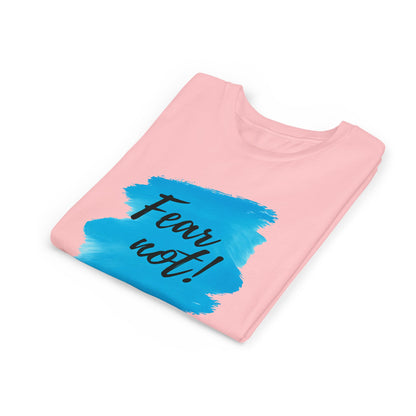 Fear Not Youth Tee - Inspirational Short Sleeve Shirt for Kids, Gift for Birthdays, Faith-Based Apparel, Motivational Wear