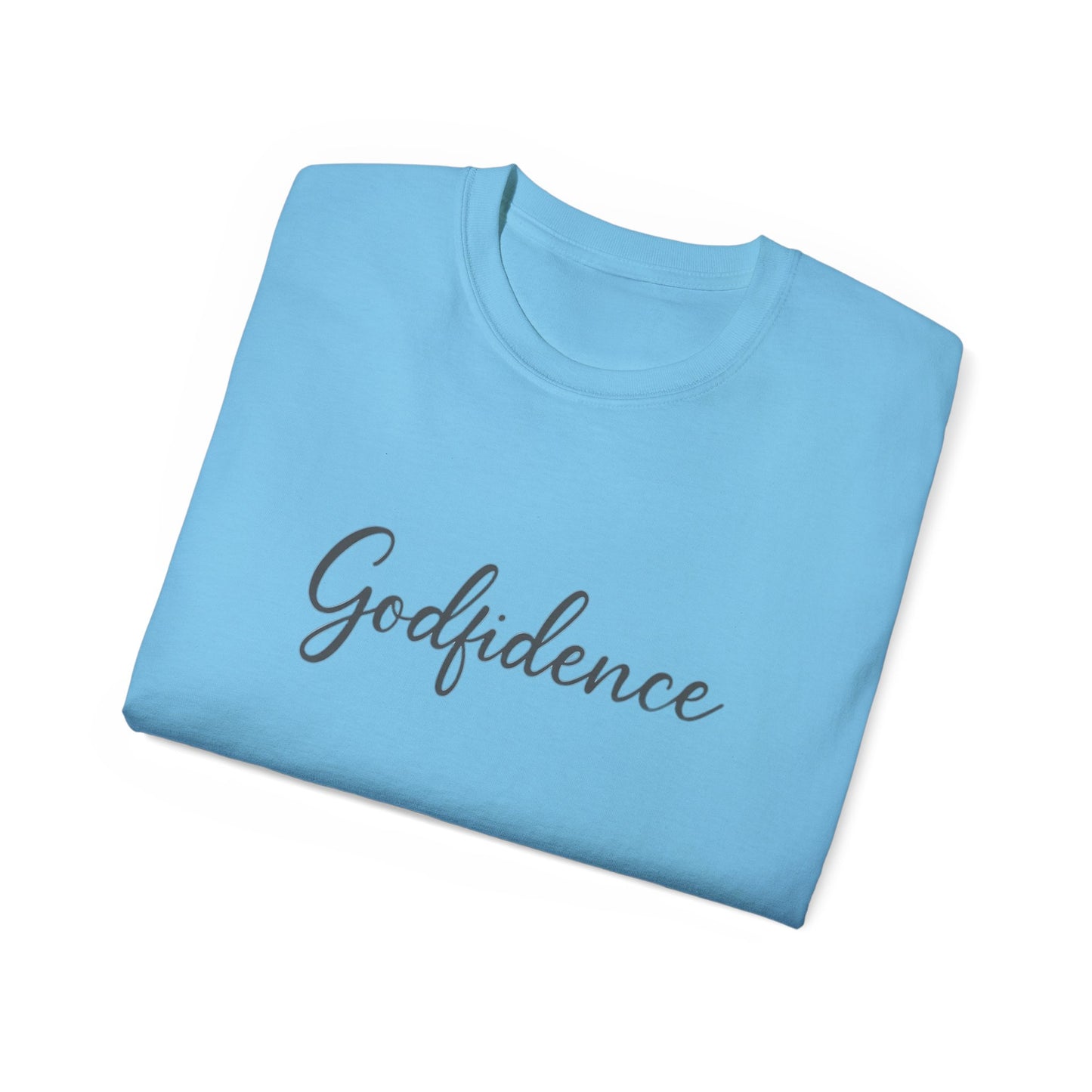 Godfidence Unisex Ultra Cotton Tee - Inspirational T-Shirt, Motivational Gift, Faith Apparel, Spiritual Wear, Casual Top