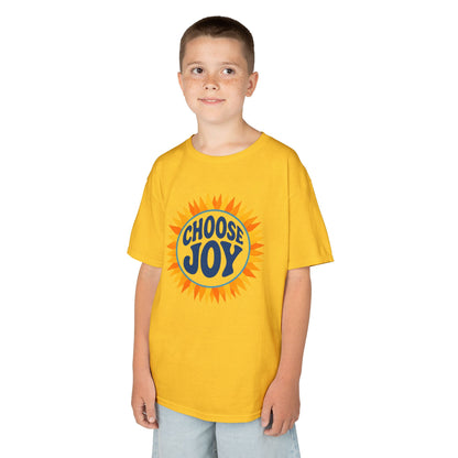 Kids Choose Joy Tee - Fun Cotton Kids T-Shirt, Positive Vibes, Birthday Gift, Youth Apparel, Everyday Wear, Summer Style