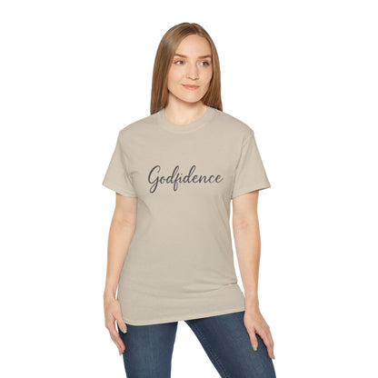 Godfidence Unisex Ultra Cotton Tee - Inspirational T-Shirt, Motivational Gift, Faith Apparel, Spiritual Wear, Casual Top