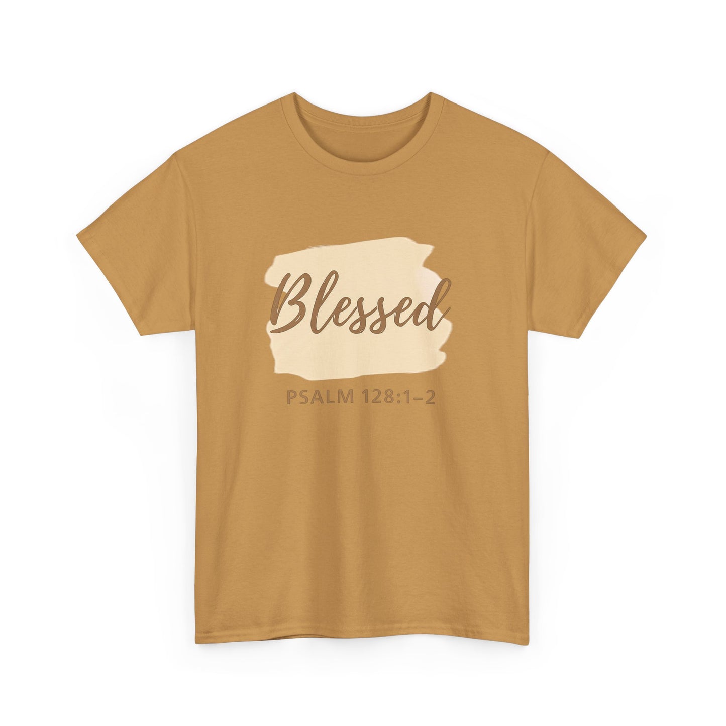 Blessed Unisex Heavy Cotton Tee, Inspirational Shirt, Faith-Based Apparel, Christian Gift, Everyday Casual Wear