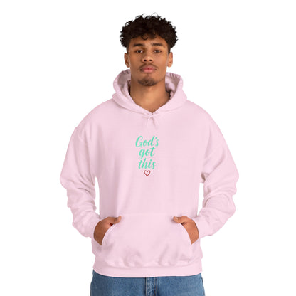 Inspirational Hooded Sweatshirt: God's Got This, Cozy Gift, Faith Apparel, Unisex Casual, Everyday Comfort, Uplifting Wear