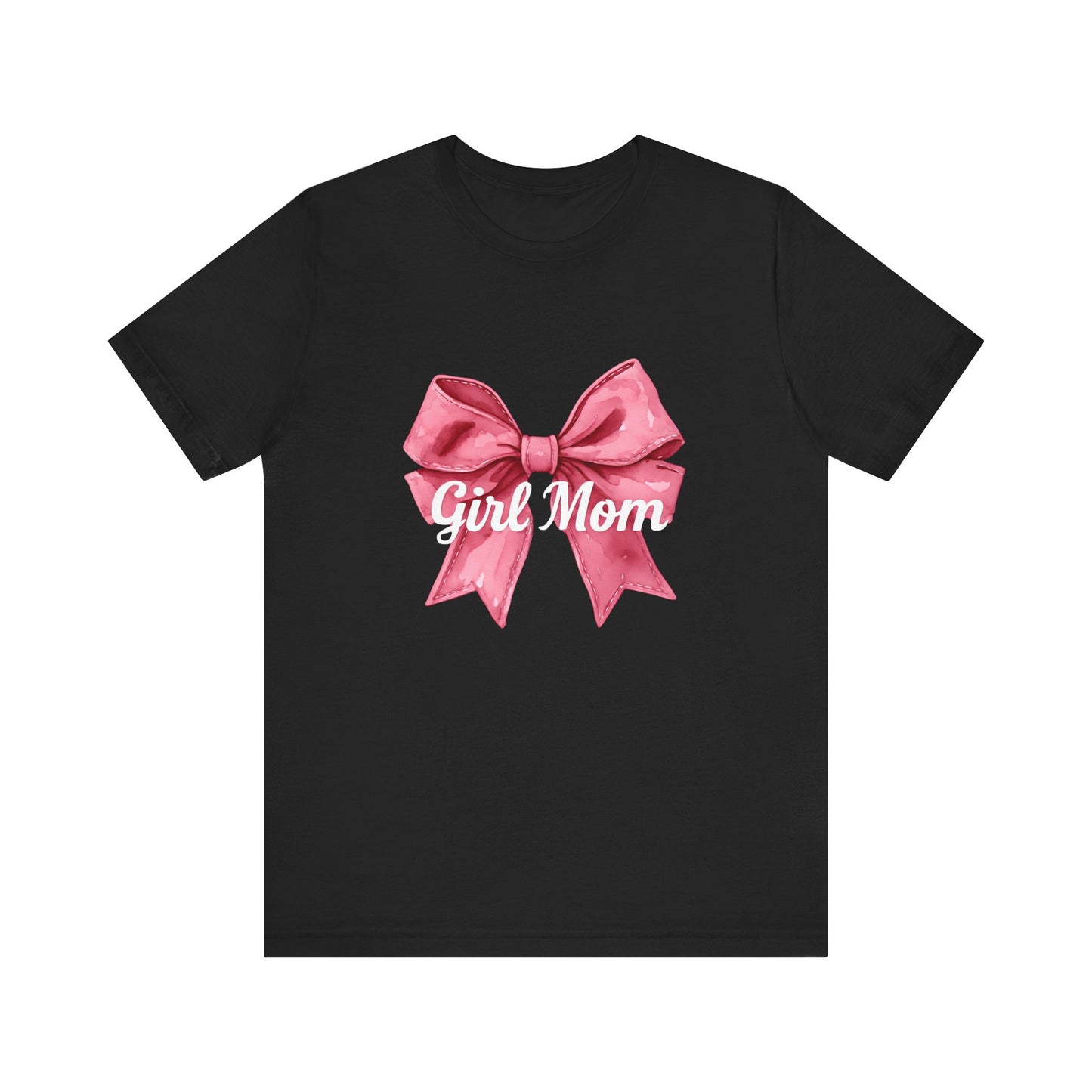 Cute Girl Mom T-Shirt | Unisex Jersey Tee for Moms, Mother's Day Gift, Family Matching Outfits, Birthday Present, Gift for Her