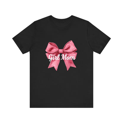 Cute Girl Mom T-Shirt | Unisex Jersey Tee for Moms, Mother's Day Gift, Family Matching Outfits, Birthday Present, Gift for Her