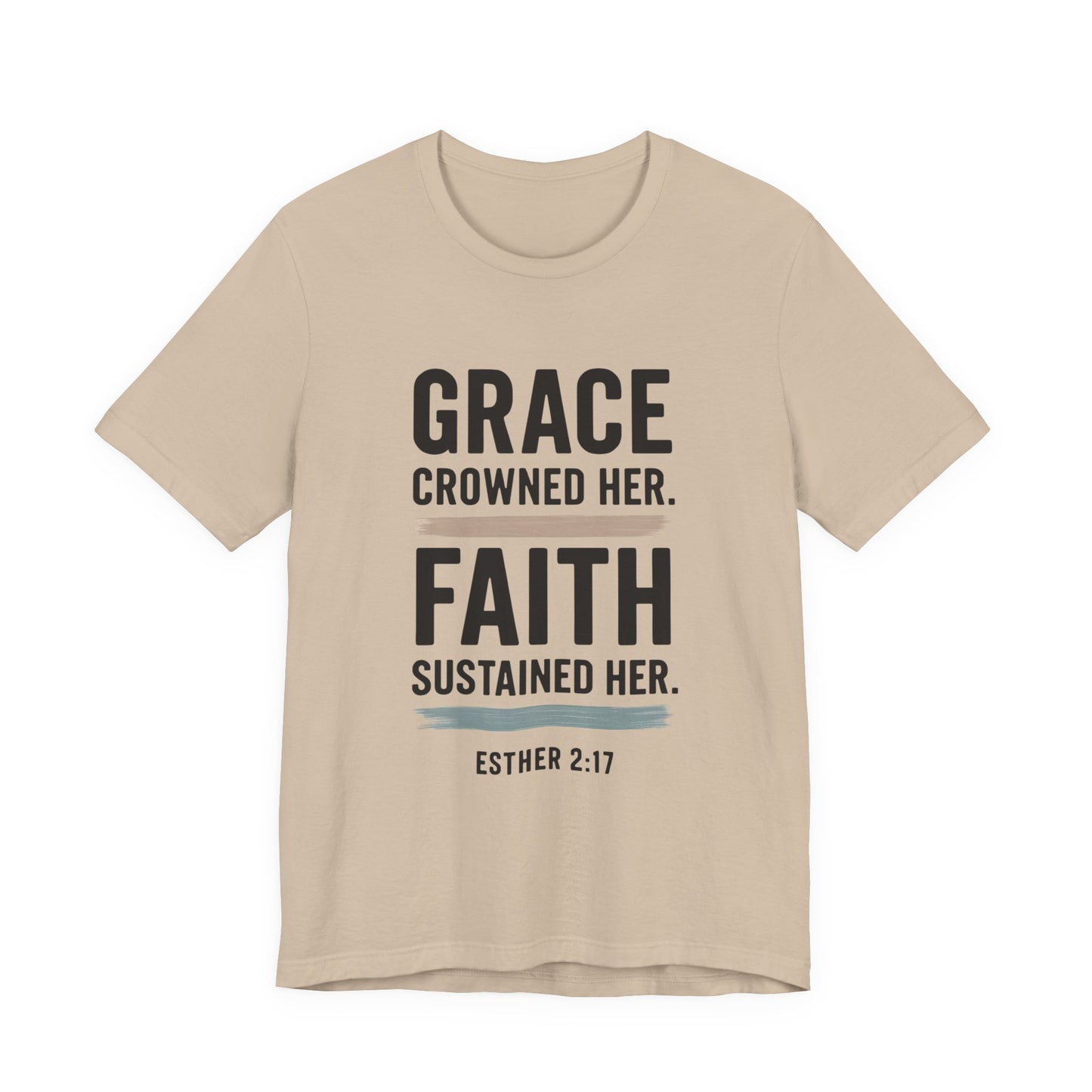 Faith and Grace Inspirational Tee, Bible Verse Shirt, Motivational T-Shirt, Christian Apparel, Religious Gift, Unisex Graphic Tee