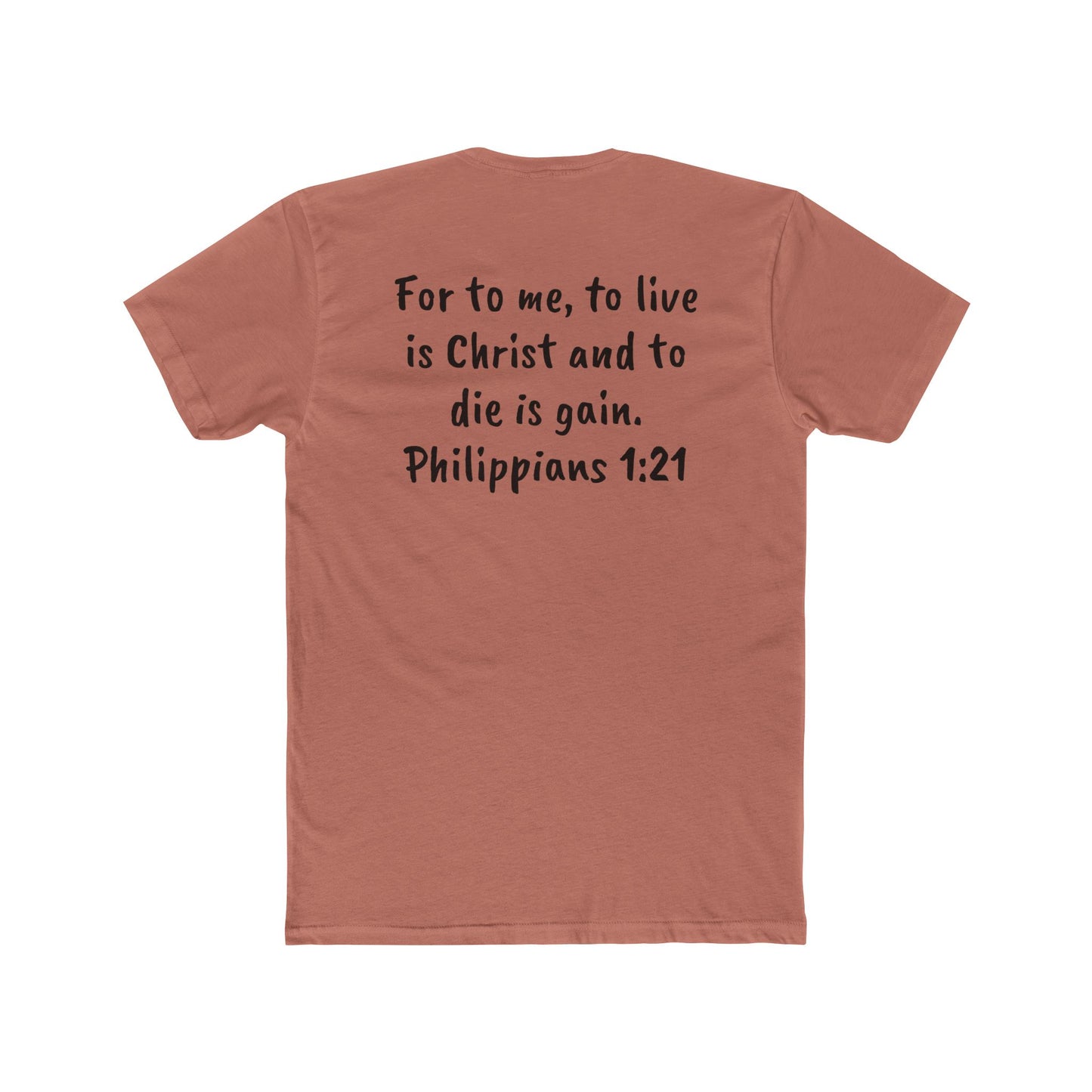 Faith-Inspired Unisex Cotton Tee, Christian Apparel, Inspirational Shirt, Gift for Believers, Bible Verse Tee, Casual Wear