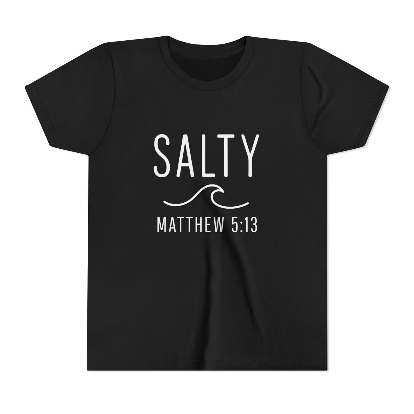 Salty Youth Tee - Spiritual, Fun, Summer Vibe, Perfect for Beach Days, Gifts, and Faith Celebrations