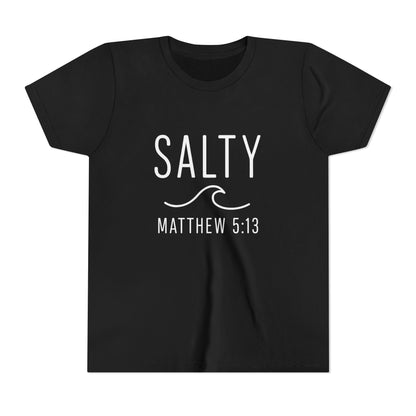 Salty Youth Tee - Spiritual, Fun, Summer Vibe, Perfect for Beach Days, Gifts, and Faith Celebrations