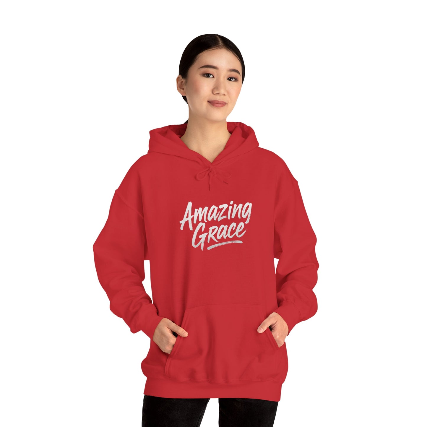 Amazing Grace Hoodie, Inspirational Sweatshirt, Faith-Based Apparel, Cozy Gift for Her, Unisex Spiritual Hoodie