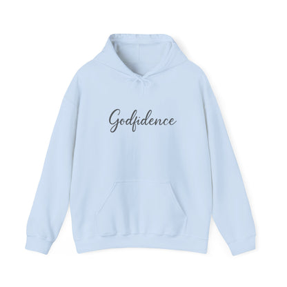 Godfidence Sweatshirt, Cozy Unisex Hoodie, Inspirational Layering Piece, Perfect Gift for Friends, Casual Fashionwear