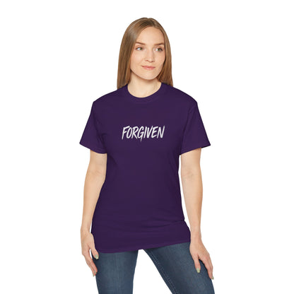 Forgiven Unisex Ultra Cotton Tee - Empowering Message Shirt, Spiritual Gift, Casual Wear, Motivational Tee, Unique Present