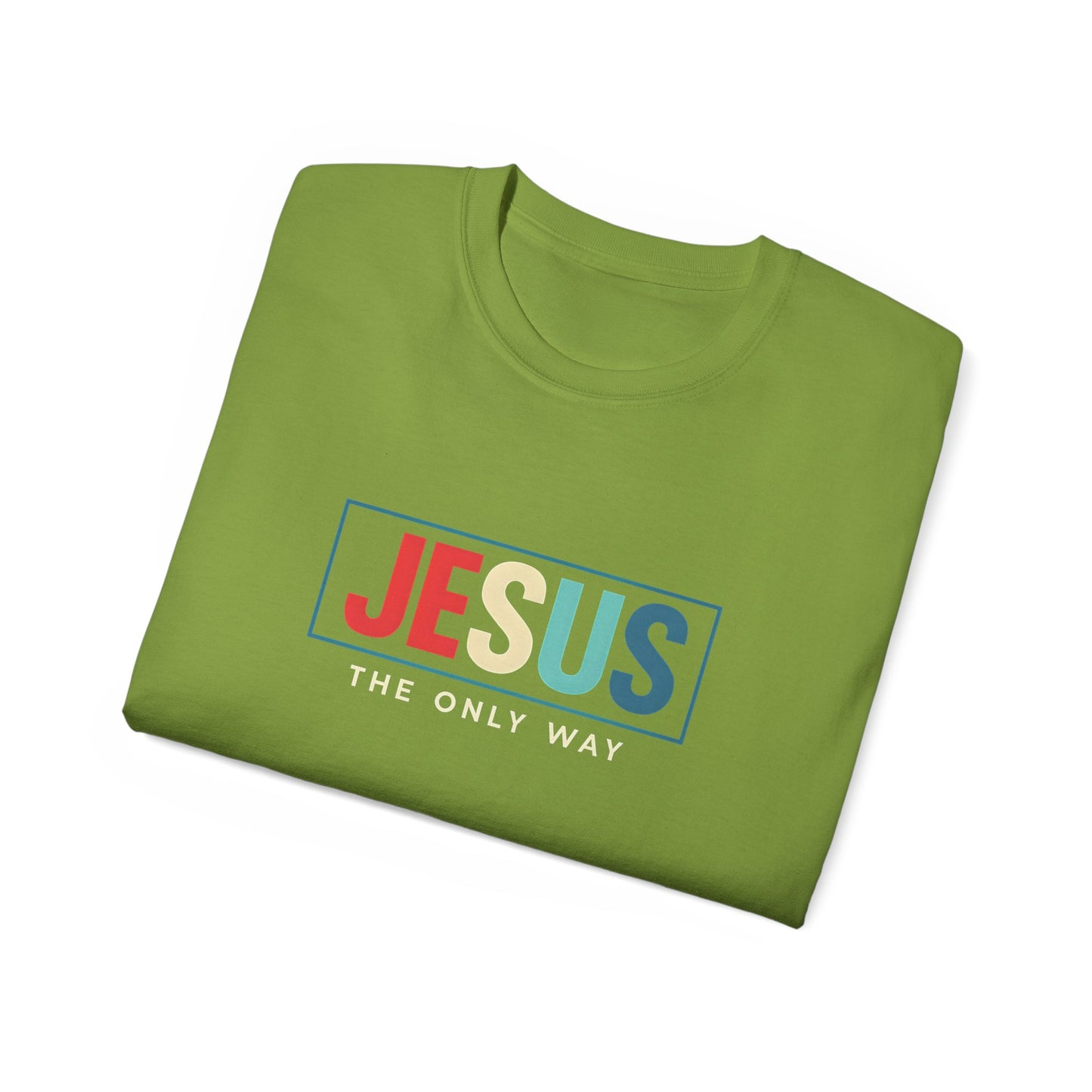 Jesus The Only Way Unisex Ultra Cotton Tee for Faith-based Casual Wear, Comfortable T-Shirt for Everyday, Christian Apparel, Gift for [...]