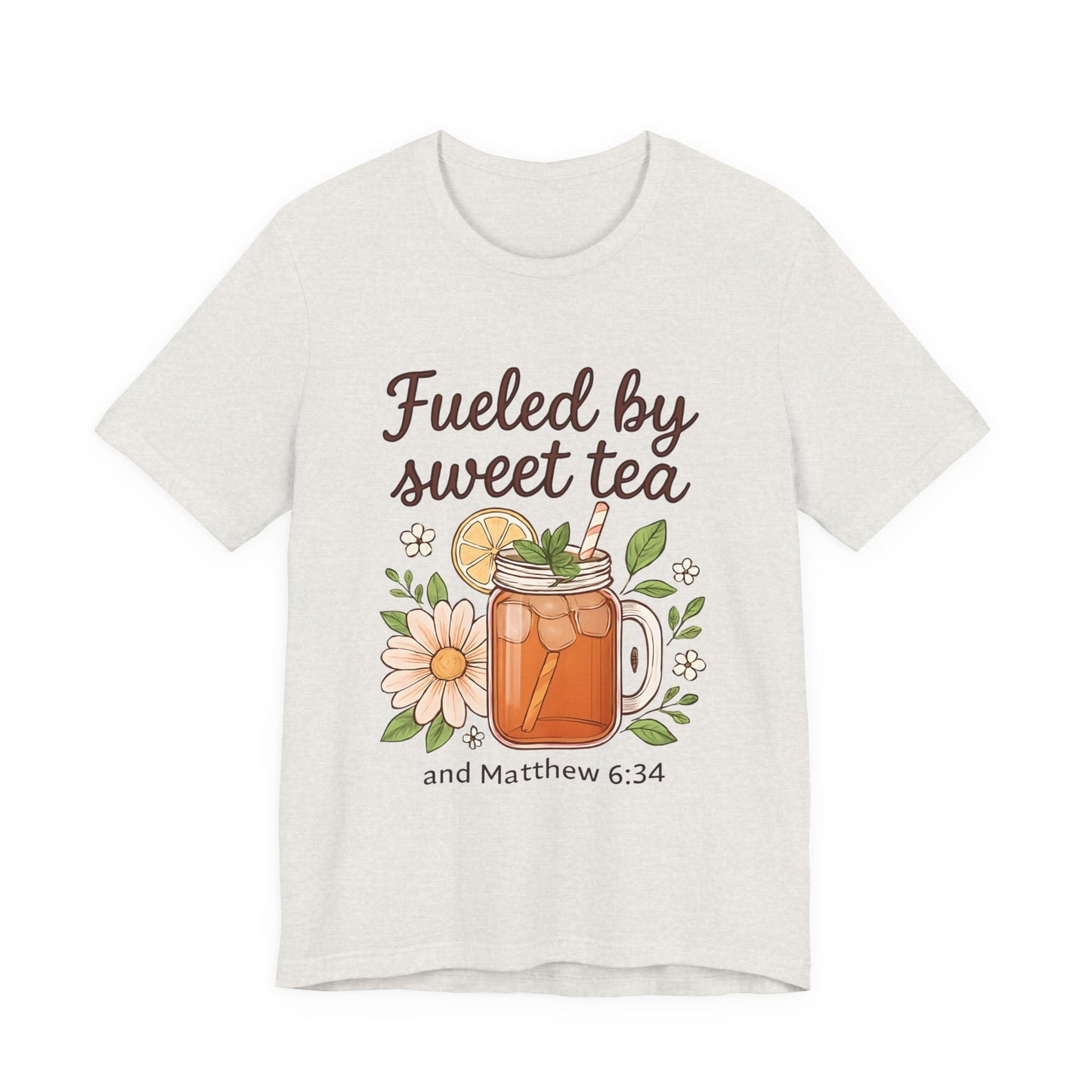 Sweet Tea Inspired Unisex Tee | Perfect for Summer Gatherings, Gifts for Tea Lovers, Relaxed Style, Casual Wear, Bible Verse Shirt