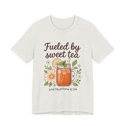 Sweet Tea Inspired Unisex Tee | Perfect for Summer Gatherings, Gifts for Tea Lovers, Relaxed Style, Casual Wear, Bible Verse Shirt