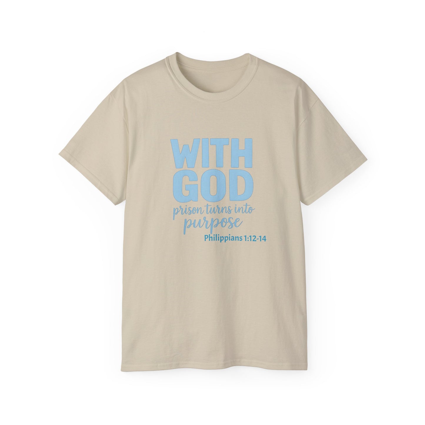 Inspirational Faith Tee, Unisex Ultra Cotton Tee, Christian T-Shirt, Bible Verse Shirt, Gift for Believers, Casual Everyday Wear