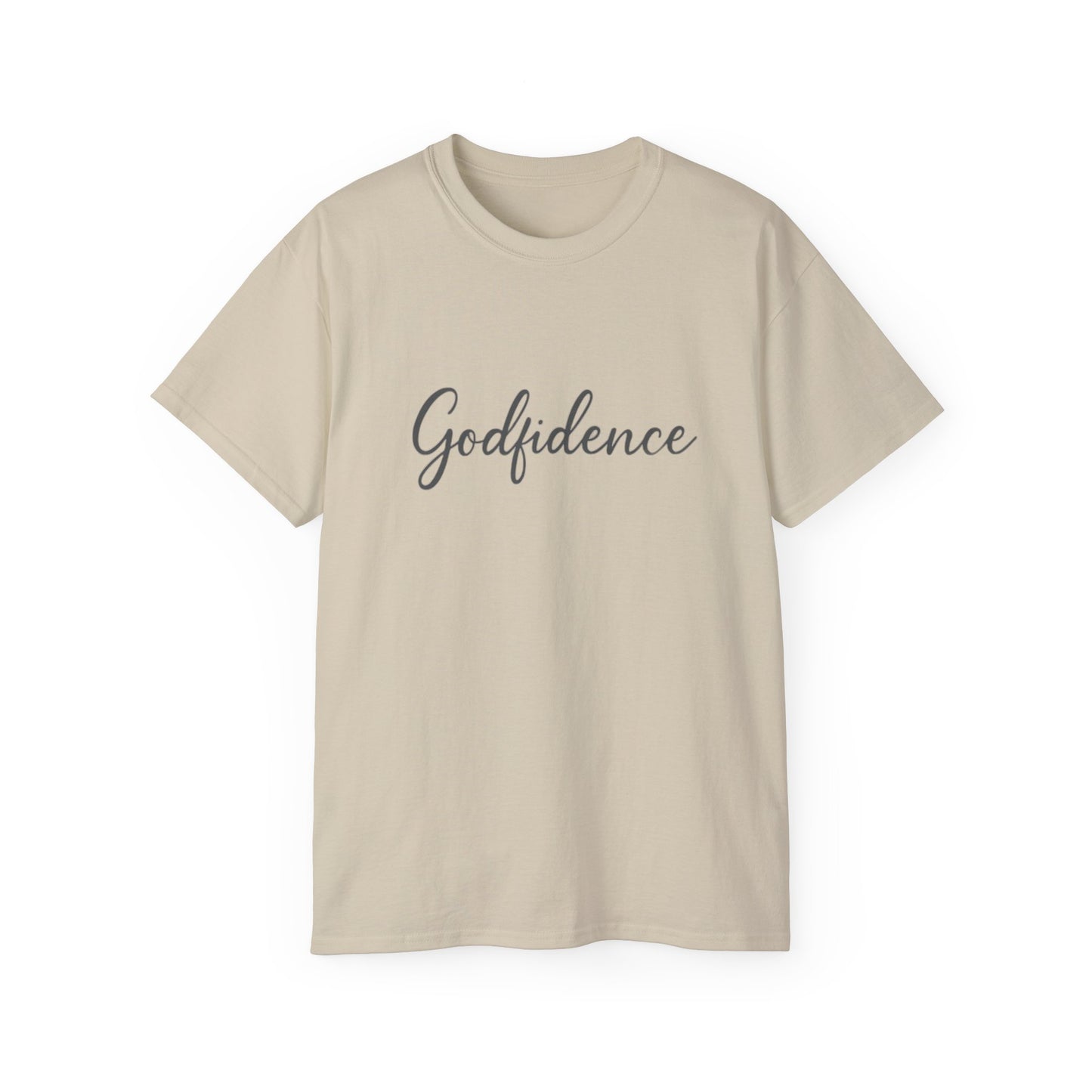 Godfidence Unisex Ultra Cotton Tee - Inspirational T-Shirt, Motivational Gift, Faith Apparel, Spiritual Wear, Casual Top