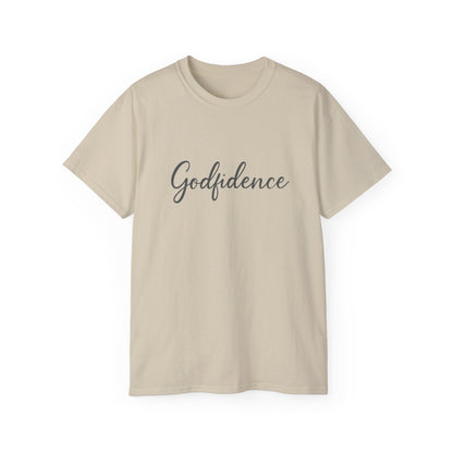 Godfidence Unisex Ultra Cotton Tee - Inspirational T-Shirt, Motivational Gift, Faith Apparel, Spiritual Wear, Casual Top