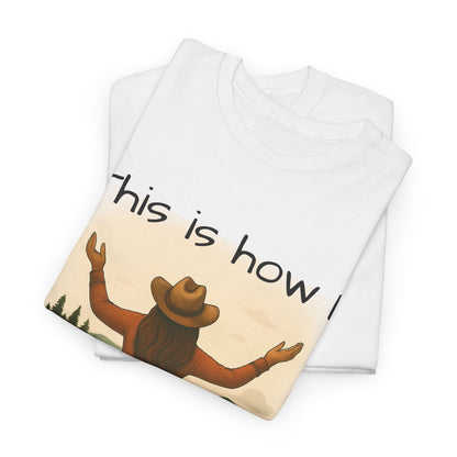 Unisex Heavy Cotton Tee - "This Is How I Fight My Battles" Motivational T-Shirt, Inspirational Apparel, Gift for Warriors, Casual [...]