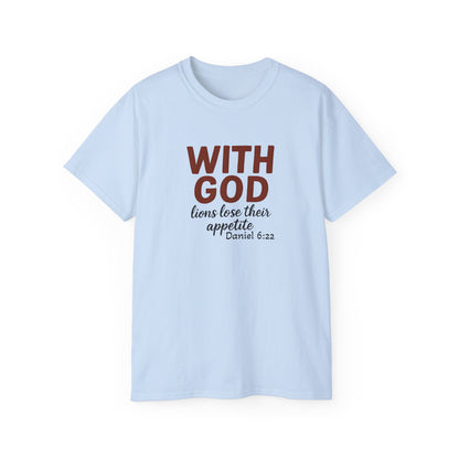 Faith-Inspired Unisex T-Shirt | Inspiring Apparel for Spiritual Growth, Christian Gifts, Inspirational Quotes, Bible Verses, Casual Wear