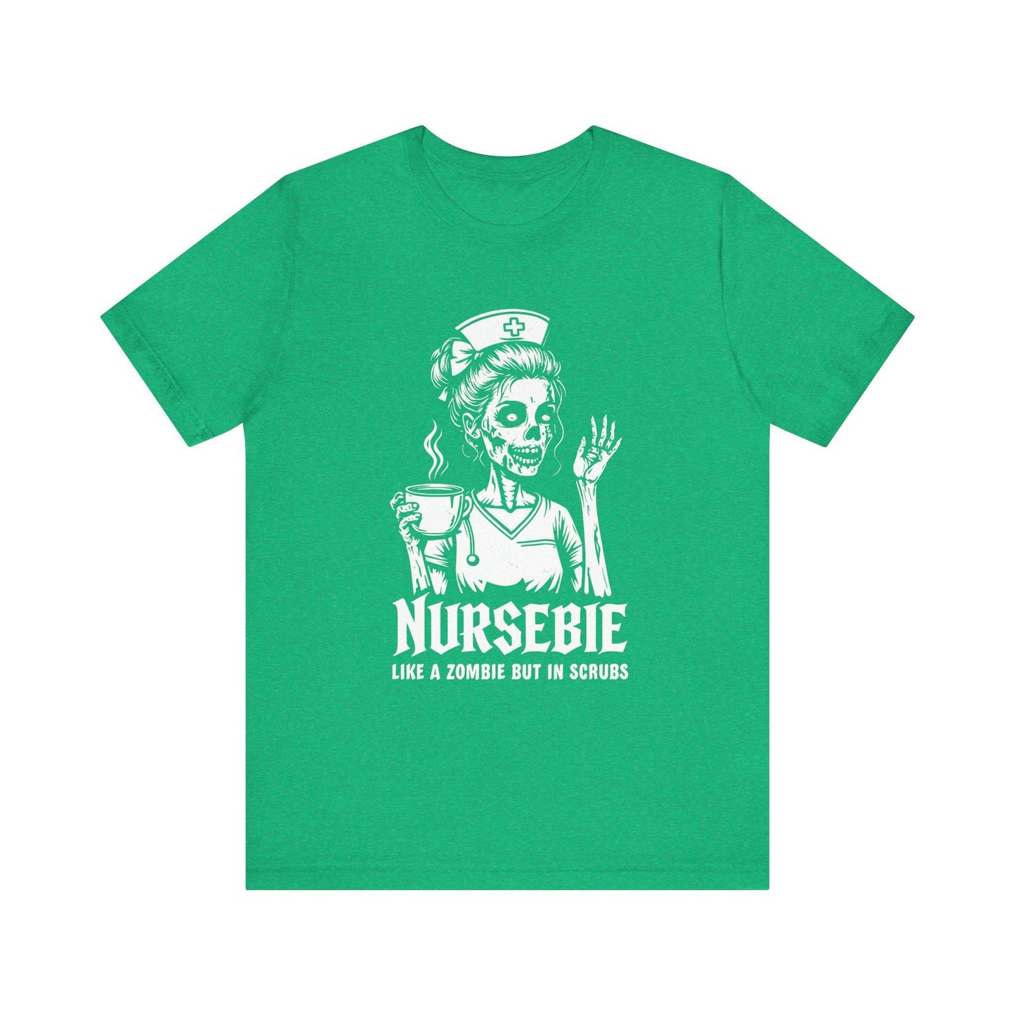 Funny Nurse Tee, Zombie Nurse Shirt, Gift for Healthcare Workers, Halloween Shirt, Nursing Student Gift