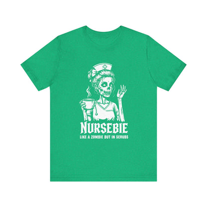 Funny Nurse Tee, Zombie Nurse Shirt, Gift for Healthcare Workers, Halloween Shirt, Nursing Student Gift