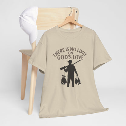 Unisex Heavy Cotton Tee with Inspirational Design - Perfect for Faith, Love, Spirituality, Casual Wear, Gifts